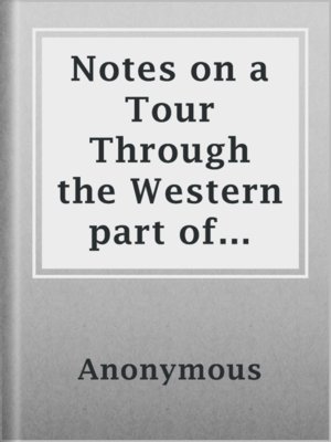 cover image of Notes on a Tour Through the Western part of The State of New York